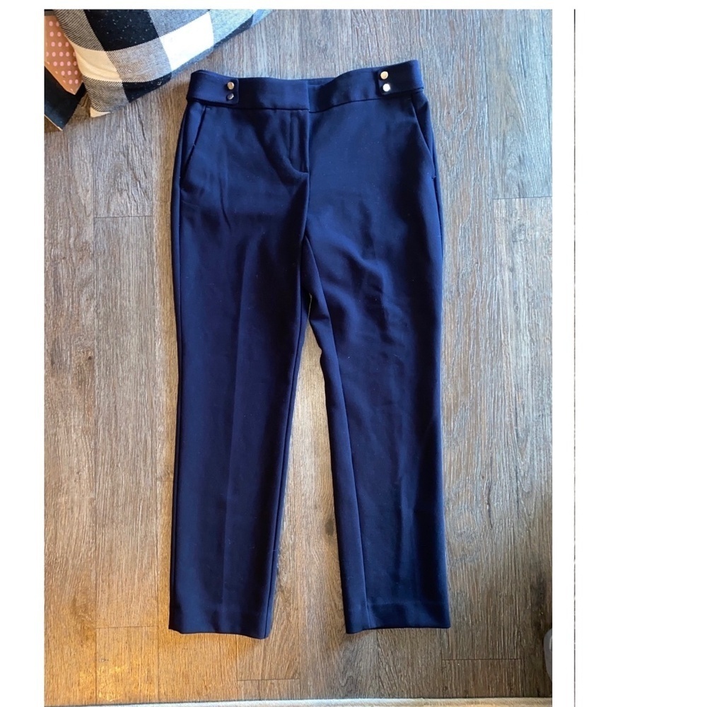 Loft size 4 Marisa navy blue dress pants